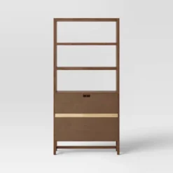 70.5" Warwick Storage Bookcase Brown - Threshold™ -Furniture Series Store GUEST 85980270 0fc8 4a5b ba6e e66fa9ae95c9
