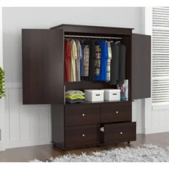 70.9" Video Combo Armoire Espresso - Inval -Furniture Series Store GUEST 859e899f 6e29 456b b4cb c3e48f46ad43