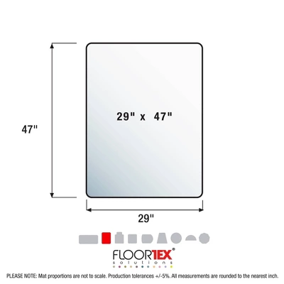 APET Rectangular Chair Mat For Hard Floor Clear - Floortex 7 APET Rectangular Chair Mat For Hard Floor Clear - Floortex - Image 7