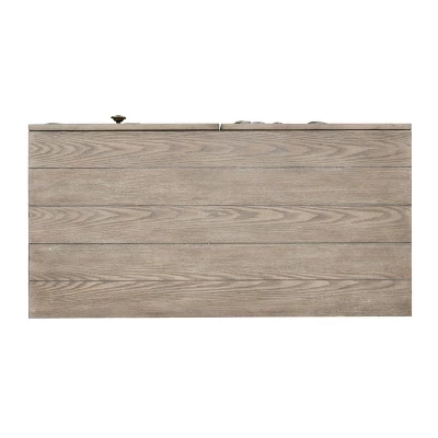 Rox Floral Patterned 2 Door Storage Cabinet Natural Gray/Black - Treasure Trove 5 Rox Floral Patterned 2 Door Storage Cabinet Natural Gray/Black - Treasure Trove - Image 5