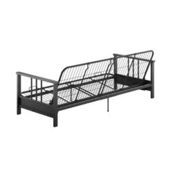 Full Anders Metal Arm Futon With 6" Microfiber Mattress - Room & Joy -Furniture Series Store GUEST 893f3531 4eaf 42cf 802c 793fdc3bdeaf
