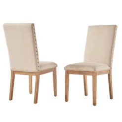 Set Of 2 Amiford Nailhead Accent Dining Chair - Inspire Q -Furniture Series Store GUEST 8a75b9d0 ef85 4dc2 936f ed26fd5f81ae
