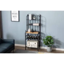 Praha Bakers Rack Black - Boraam 22 Praha Bakers Rack Black - Boraam -Furniture Series Store GUEST 8b24bc53 3d7e 4e0a a9b5 7e921f9b2be4