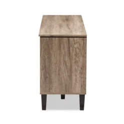 Beacon Modern And Contemporary Wood TV Stand For TVs Up To 55" Light Brown - Baxton Studio -Furniture Series Store GUEST 8c75f48a bec8 4b6c 8abc 6b43dd743b9c