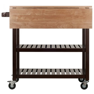 Langdon Kitchen Cart Cappuccino - Winsome 7 Langdon Kitchen Cart Cappuccino - Winsome - Image 7