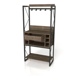 Orella Rustic Baker's Rack Reclaimed Oak - MiBasics -Furniture Series Store GUEST 8e286077 d8d8 4956 9db1 3238e77fcdf3