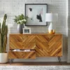 Alexandria 6 Drawer Dresser Oak - Lifestorey