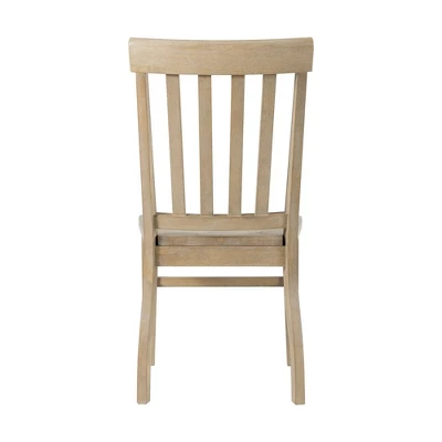 Set Of 2 Liam Slat Back Chairs Natural - Picket House Furnishings 3 Set Of 2 Liam Slat Back Chairs Natural - Picket House Furnishings - Image 3