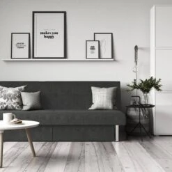 Saddie Futon With Storage Drawers Gray - Room & Joy -Furniture Series Store GUEST 9135f38c 0392 44ba aab3 ec28352dbdc5