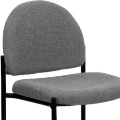 Flash Furniture Comfort Gray Fabric Stackable Steel Side Reception Chair -Furniture Series Store GUEST 91c61d55 d3ca 4436 a45f 6bb1bc1844a0