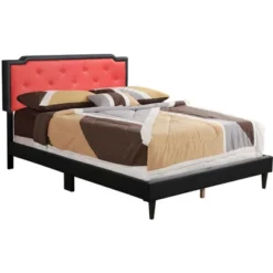 Passion Furniture Deb Tufted Queen Panel Bed -Furniture Series Store GUEST 93bba878 d613 420d b750 d70dbc6659f7