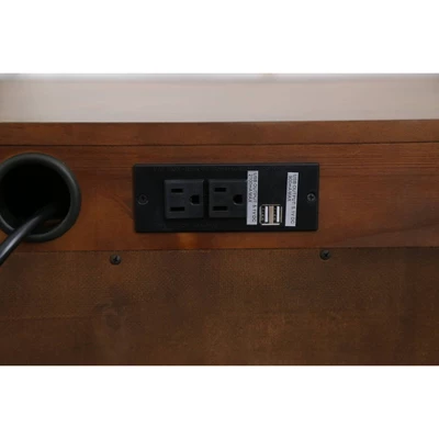 6pc Aurora Mid-Century Bedroom Set - Abbyson Living 9 6pc Aurora Mid-Century Bedroom Set - Abbyson Living - Image 9