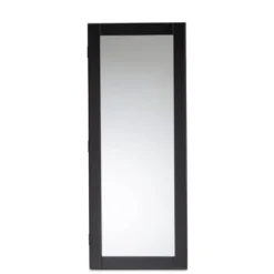 Pontus Wood Wall-Mountable Jewelry Armoire With Mirror - Baxton Studio -Furniture Series Store GUEST 9488f926 5a5d 482e b385 f9131bb5d901