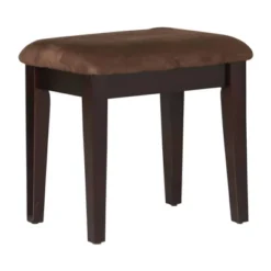 Wooden Vanity Table With 3 Panel Mirror And Padded Stool Brown - Benzara 6 Wooden Vanity Table With 3 Panel Mirror And Padded Stool Brown - Benzara -Furniture Series Store GUEST 94a05aff 6514 4bd0 9d3a 5a98f7f83ba2