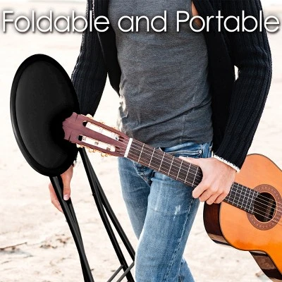 Trademark Home Heavy-Duty 24-Inch Folding Stools With Padded Seats, Black, Set Of 2 6 Trademark Home Heavy-Duty 24-Inch Folding Stools With Padded Seats, Black, Set Of 2 - Image 6