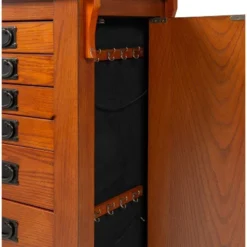 Delia Jewelry Armoire Brown - Powell Company -Furniture Series Store GUEST 95bfe438 f7a8 49a2 adec 9f7eeb134cab