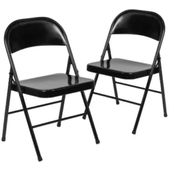 Flash Furniture 2 Pack HERCULES Series Double Braced Metal Folding Chair -Furniture Series Store GUEST 966e32af 414d 4ed8 a325 d0825c9bdf74