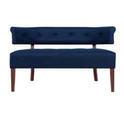 Jennifer Taylor Home Jared Roll Arm Tufted Bench Settee -Furniture Series Store GUEST 97048fe3 05dd 4b9e 9490 e73ebc9f8bca