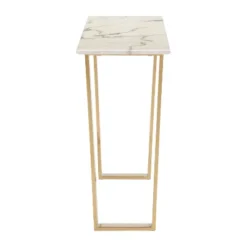 Modern Faux Marble And Stainless Steel 47" Rectangular Console Table - Stone/Gold - ZM Home 20 Modern Faux Marble And Stainless Steel 47" Rectangular Console Table - Stone/Gold - ZM Home -Furniture Series Store GUEST 97bafb21 958d 48b4 aaea f22a9cd2ff6c