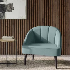Bateman Accent Chair Seafoam Blue - WyndenHall