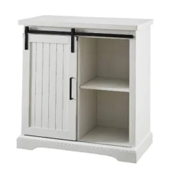 Tertia Grooved Sliding Barn Door Transitional Accent Cabinet - Saracina Home -Furniture Series Store GUEST 995397ae e044 437c 908c 90a407ce5f0d