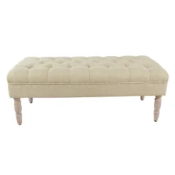 Classic Tufted Medium Bench - HomePop -Furniture Series Store GUEST 9984223c 51c2 4837 a8bb fbd5f851ac00
