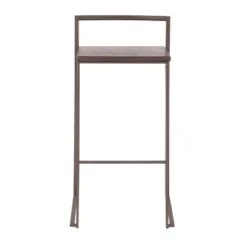 Set Of 2 Fuji Industrial Stackable Barstools - LumiSource -Furniture Series Store GUEST 9bad9e90 bb33 4dc8 b34a 22cb81d9664f