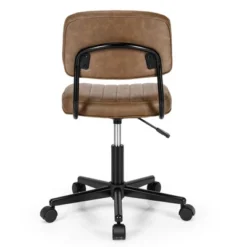 Costway PU Leather Office Chair Adjustable Swivel Task Chair W/ Backrest -Furniture Series Store GUEST 9c1a7f5f 68d4 4721 bf33 1d5566a29041