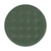 Round Storage Ottoman Loden Green Velvet - HomePop