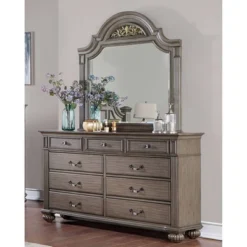 5pc Pennings Traditional Bedroom Set Gray - HOMES: Inside + Out -Furniture Series Store GUEST 9c511e9c b6f8 4227 b390 9cf8bac67233