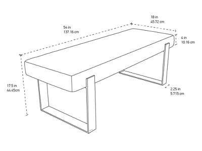 VANT Upholstered Bed Bench 3 VANT Upholstered Bed Bench - Image 3