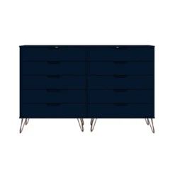Rockefeller 10 Drawer Double Tall Dresser - Manhattan Comfort -Furniture Series Store GUEST 9dc3e904 d5a7 4469 971e 090ce22cfb04