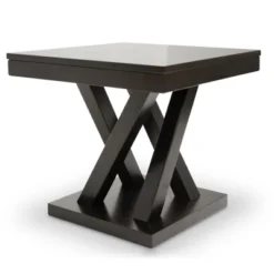 Everdon Modern End Table Dark Brown - Baxton Studio -Furniture Series Store GUEST 9f4c6907 f2de 4004 a866 d592538284da