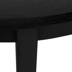 36" 2 Tier Half Moon Shape Console Table Black - EveryRoom -Furniture Series Store GUEST a033f604 6cbe 4e0c a4ec 9dd5f9b18a95