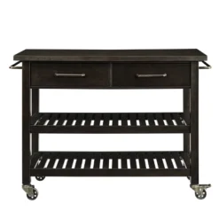 Havelock Rolling Kitchen Island Dark Tobacco - Holly & Martin -Furniture Series Store GUEST a374b2ec f7b4 4188 819e de7dfbd50441