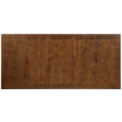 7pc Lexin Rustic Dining Set Distressed White/ Distressed Dark Oak - MiBasics 4 7pc Lexin Rustic Dining Set Distressed White/ Distressed Dark Oak - MiBasics - Image 4