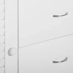 HOMCOM 47" Modern Storage Cabinet Buffet Sideboard With Drawers And Louvered Doors- White -Furniture Series Store GUEST a4dcfe62 26bd 49fc a4e1 812903686e0a