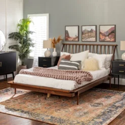 Boho Solid Wood Spindle Platform Bed - Saracina Home 28 Boho Solid Wood Spindle Platform Bed - Saracina Home -Furniture Series Store GUEST a59e04b0 9472 44a4 aa47 43be053d19eb