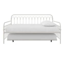 Twin Bright Pop Metal Daybed With Roll Out Trundle - Novogratz -Furniture Series Store GUEST a5deefe2 f482 4675 a200 b0e15c27d7e7