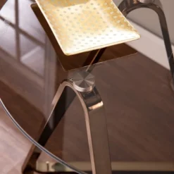 Tainbin Round End Table Champagne - Aiden Lane -Furniture Series Store GUEST a6017fd4 3ffc 4d81 b361 17902af9b7de