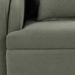 Mid-Century Upholstered Accent Chair, Arm Chair With Lumbar Pillow And Metal Legs-ModernLuxe -Furniture Series Store GUEST a6d01ad5 4f78 4898 9539 a4169c5c5516