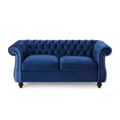 Somerville Traditional Chesterfield Loveseat - Christopher Knight Home -Furniture Series Store GUEST a71c480e 9993 42a6 b607 c18e95e644de