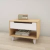 Open Shelf 1 Drawer Nightstand - Nexera