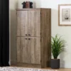 Morgan 4 Door Storage Cabinet Oak - South Shore