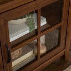 Tasi Transitional Farmhouse Glass Window Pane Door With Electric Fireplace TV Stand For TVs Up To 80" - Saracina Home -Furniture Series Store GUEST a8ad83f5 d62d 4bb1 8f47 7df8dbeb4efd