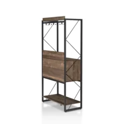 Orella Rustic Baker's Rack Reclaimed Oak - MiBasics -Furniture Series Store GUEST aa12672f d348 4d57 988b dc93384473a9