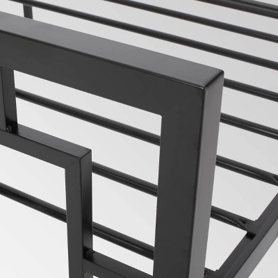 Claudia Modern Iron Platform Bed - Christopher Knight Home 4 Claudia Modern Iron Platform Bed - Christopher Knight Home - Image 4