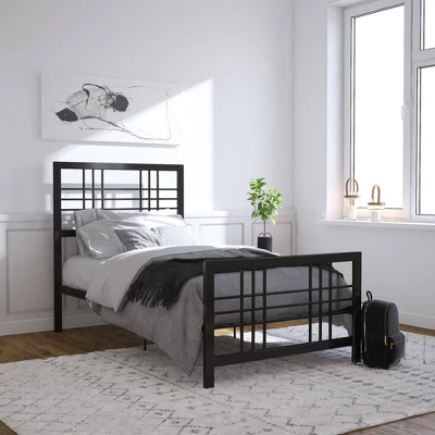 Bellatrix Metal Bed Black - Room & Joy 9 Bellatrix Metal Bed Black - Room & Joy - Image 9