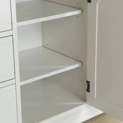 6pc Queen Addison Panel Bedroom Set Dove White - Picket House Furnishings 4 6pc Queen Addison Panel Bedroom Set Dove White - Picket House Furnishings - Image 4