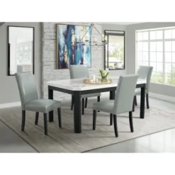 5pc Celine Rectangular Dining Set And 4 Gray Side Chairs - Picket House Furnishings -Furniture Series Store GUEST acbca079 464e 4f3c 846e db8aee079490